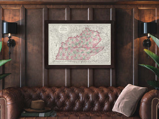 Vintage Tennessee Map