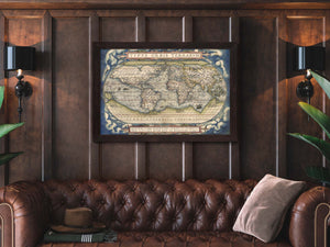 antique Ortelius World Map