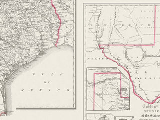 detailed texas map