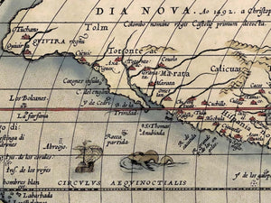 restored Ortelius World Map