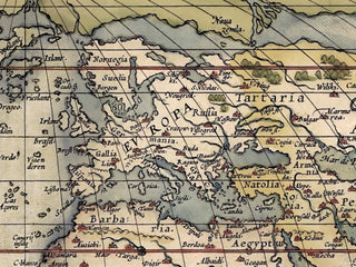 detailed Ortelius World Map