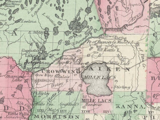 Historical Minnesota map