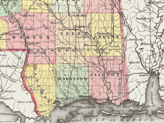 Historical Mississippi Map