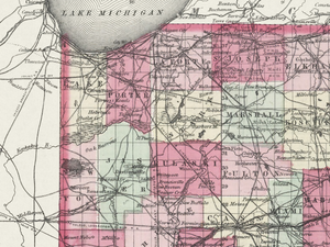 map of indiana