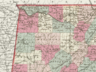Alabama historic map