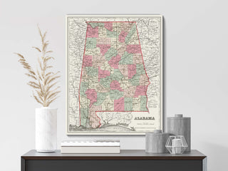 Alabama map