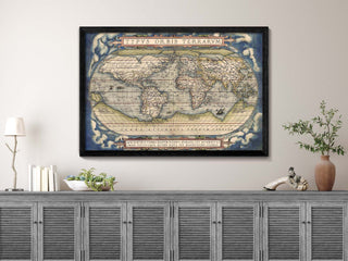  historic Ortelius World Map