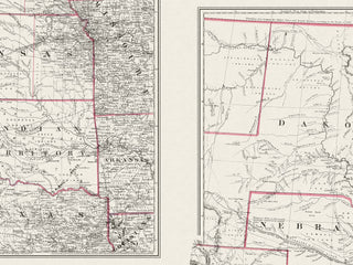 detailed midwest map